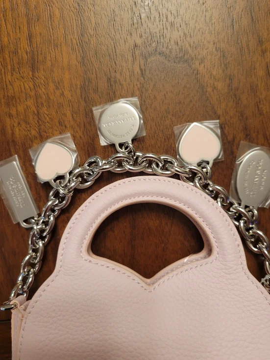 Tiffany & Co. Pink Heart Mini Bag With Charms - Picture 4 of 4